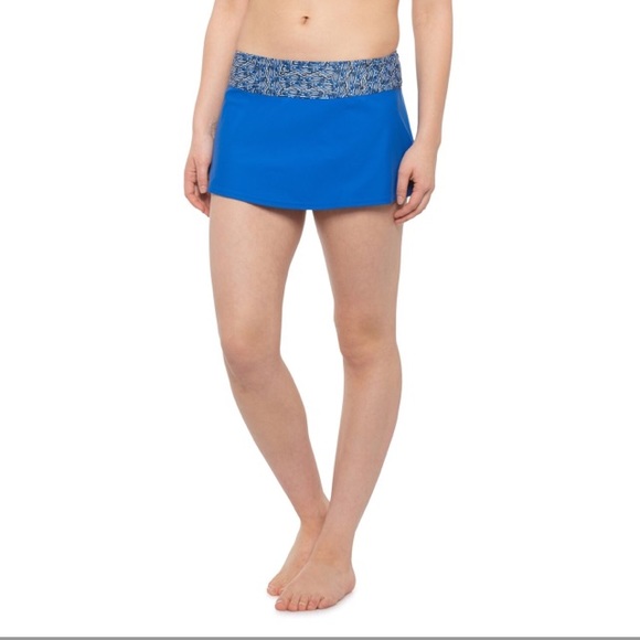Prana Other - Prana Blue Sakti Swim Skirt NWT